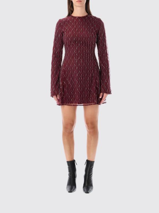 26FW 로테이트 롱 원피스 116557 2694 Burgundy