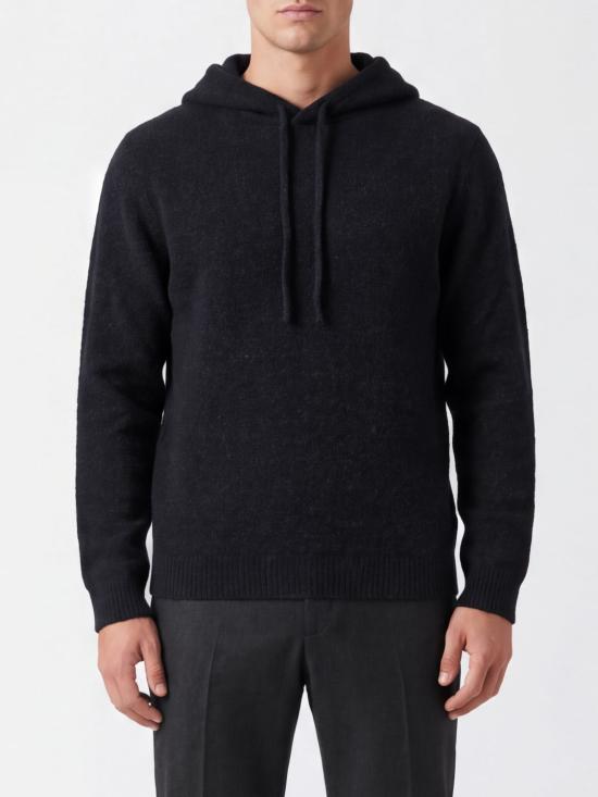 26FW 로베르토 콜리나 후드 티셔츠 263MYB40007 09 Black