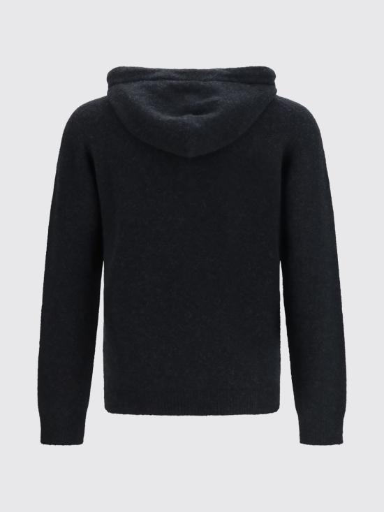 26FW 로베르토 콜리나 후드 티셔츠 263MYB40007 09 Black - ROBERTO COLLINA