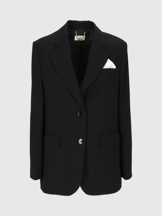 26FW 엘리자베타프랜치 자켓 GI27766E2 110 Black - ELISABETTA FRANCHI