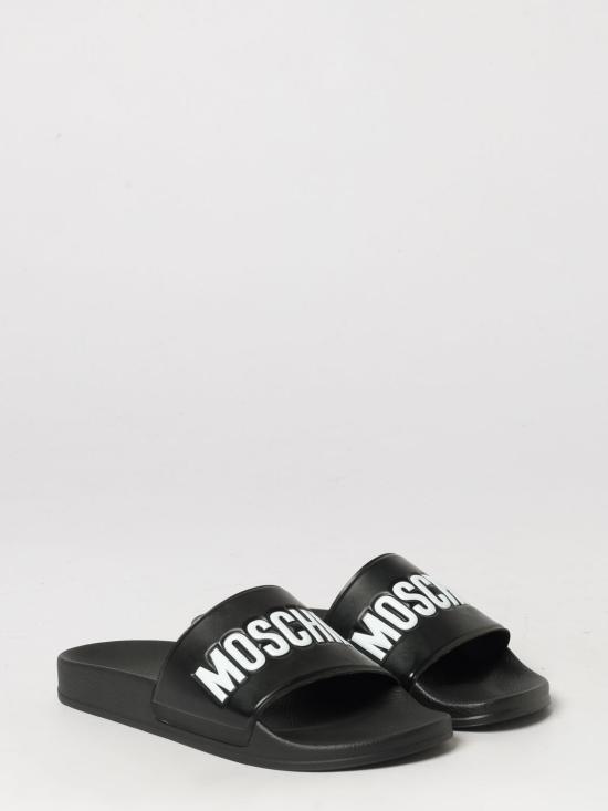 26FW 모스키노 뮬/슬리퍼 MB28022G0P262MUG10 000 Black - MOSCHINO