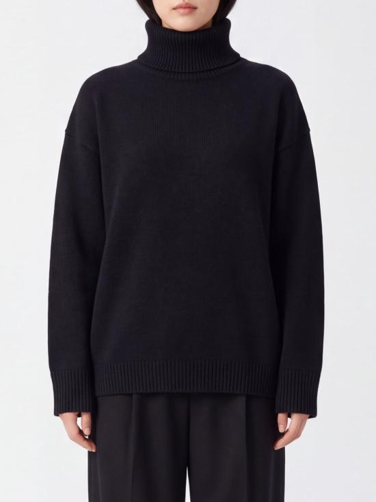 26FW 얼루드 스웨터 17105 90 Black