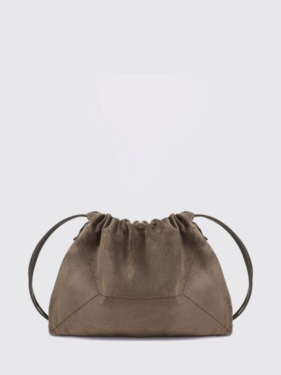 26FW 브루넬로 쿠치넬리 스웨이드 BC 듀오 파우치 백 MBDLD2808P C8187 Grey - BRUNELLO CUCINELLI