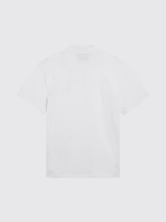 26FW 아미 스몰 하트 로고 폴로 셔츠 BFUPL001U760 100 White - AMI