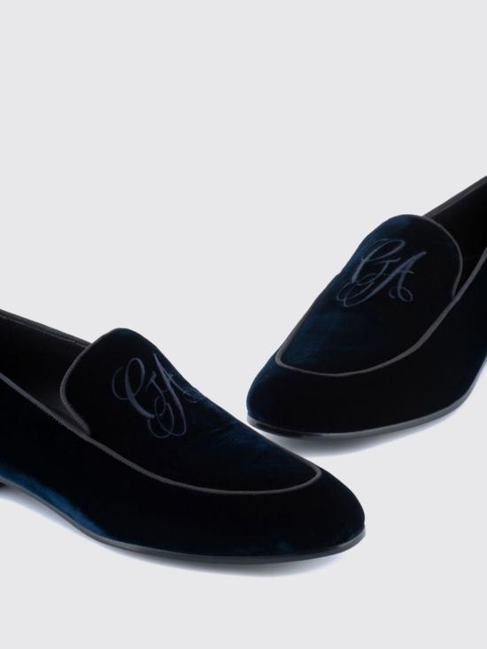 26FW 조르지오 아르마니 로퍼 X2A373XM649 N280 Navy - GIORGIO ARMANI