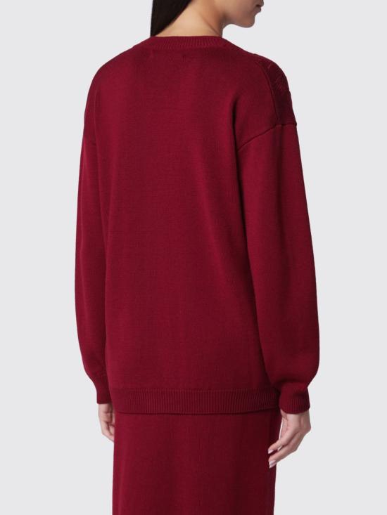 26FW 알레산드라리치 스웨터 FABX4496K4847 0527 Burgundy - ALESSANDRA RICH