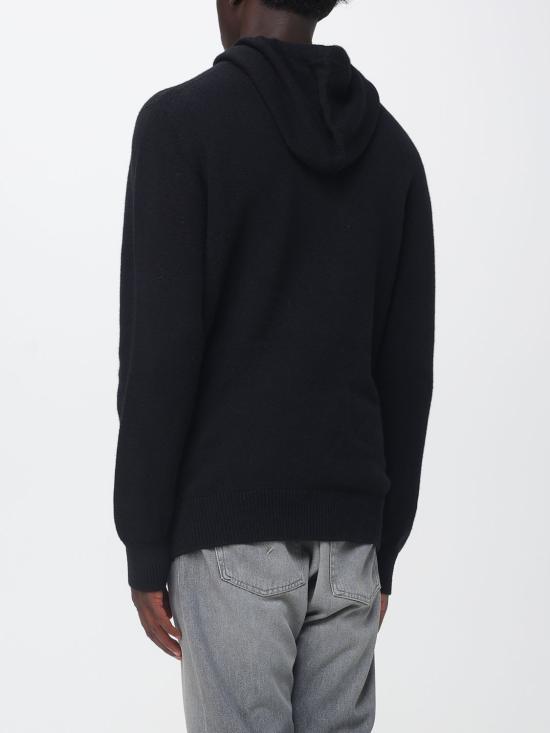 26FW 라니우스 후드 티셔츠 F6LAMAKH004 110 Black - LANEUS