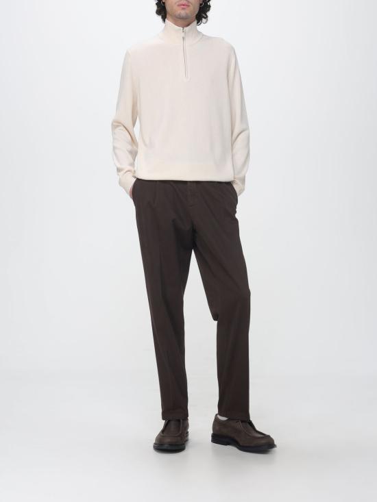 26FW 브루넬로 쿠치넬리 캐시미어 집업 니트 M2200124 CEP23 Butter - BRUNELLO CUCINELLI