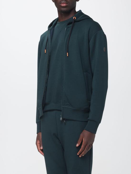 26FW 세이브더덕 후드 티셔츠 DF1171MGLEE23 50083 Green - SAVE THE DUCK
