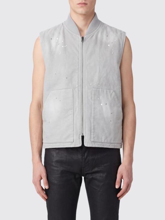 26FW 마르지엘라 페인트 이펙트 빈티지 베스트 S50FB0122M35926 962 Grey