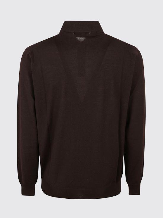 26FW 라르디니 폴로 티셔츠 CNLPML62CN64021 450 Brown - LARDINI
