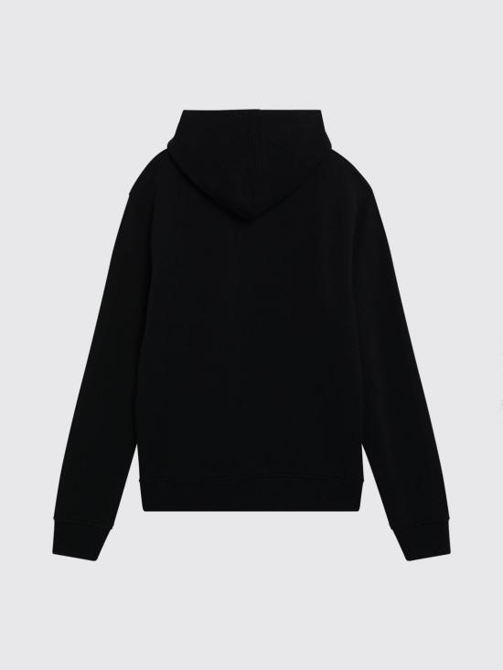 26FW 아미 후드 티셔츠 BFUSW235U730 001 Black - AMI