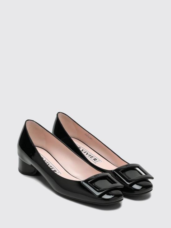 26FW 로저비비에 플랫 슈즈 RVW76741290D1P B999 Black - ROGER VIVIER