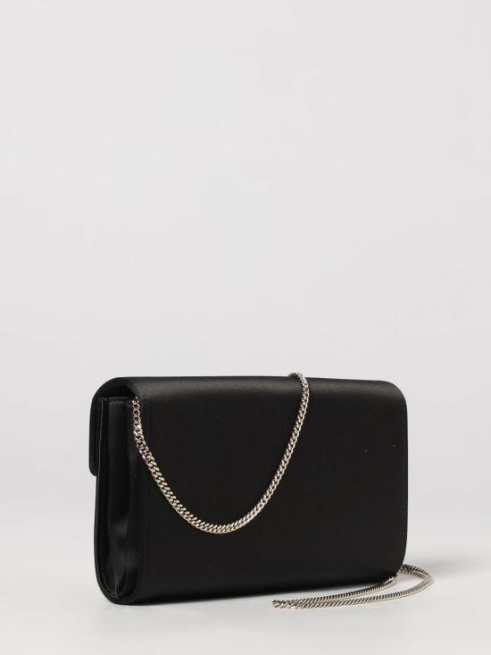 26FW 로저비비에 플라워 스트라스 버클 클러치 RBWAMFD0200RS0 B999 Black - ROGER VIVIER