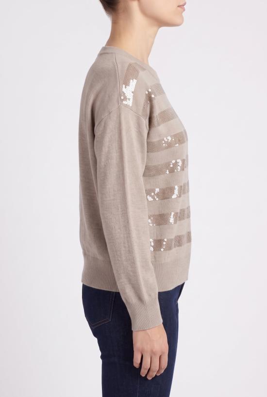  브루넬로 쿠치넬리 스웨터 i261422 BEIGE - BRUNELLO CUCINELLI
