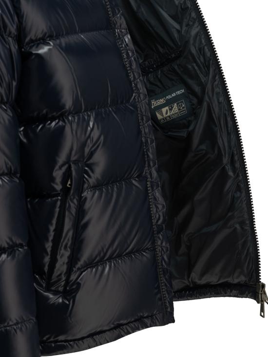 26FW 에르노 마야 후드 쇼트 다운 재킷 PI001416U129739200 Blue - HERNO
