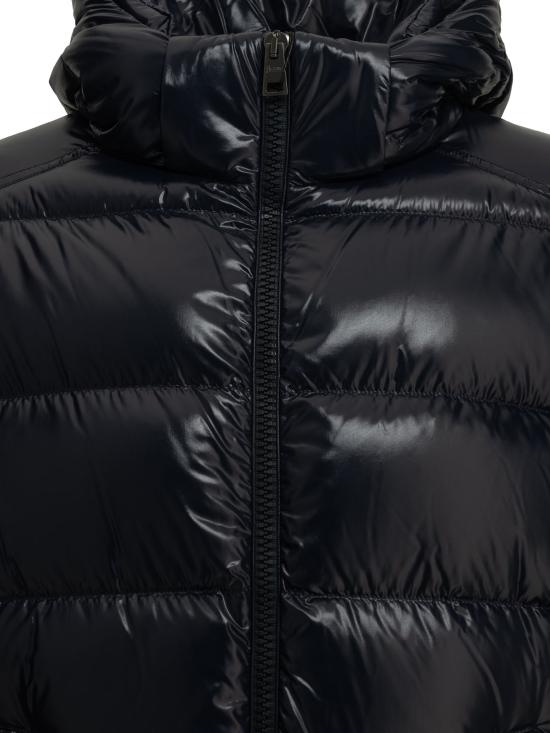 26FW 에르노 마야 후드 쇼트 다운 재킷 PI001416U129739200 Blue - HERNO