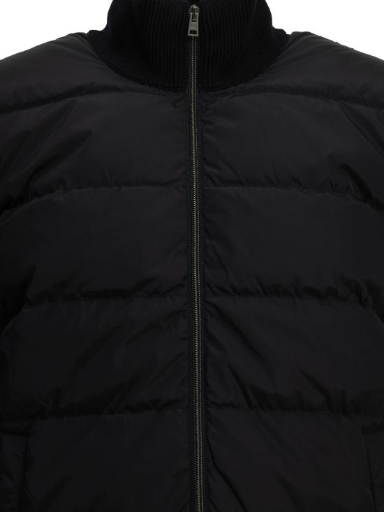 26FW 에르노 와플 니트 패디드 가디건 와플 니트 패디드 가디건 MP000138U702599290 Blue - HERNO