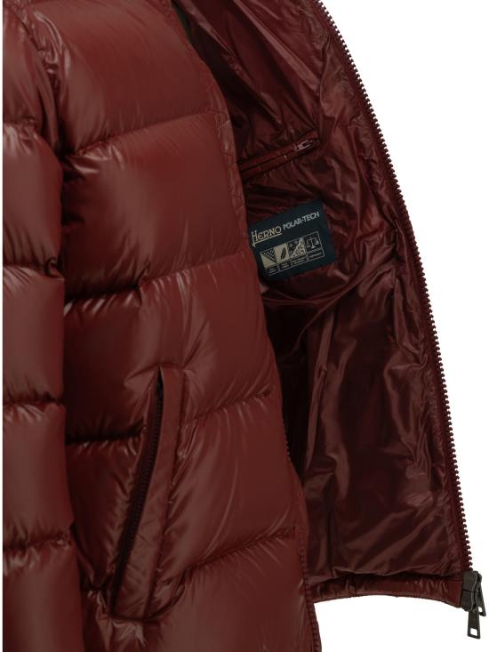 26FW 에르노 마야 후드 쇼트 다운 재킷 PI001416U129736705 Red - HERNO