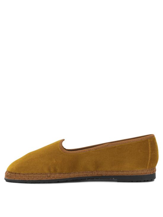 26FW 플라벨루스 플랫 슈즈 DIGGORYVELVETMOSTAZA Yellow - FLABELUS