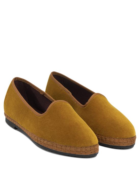 26FW 플라벨루스 플랫 슈즈 DIGGORYVELVETMOSTAZA Yellow - FLABELUS