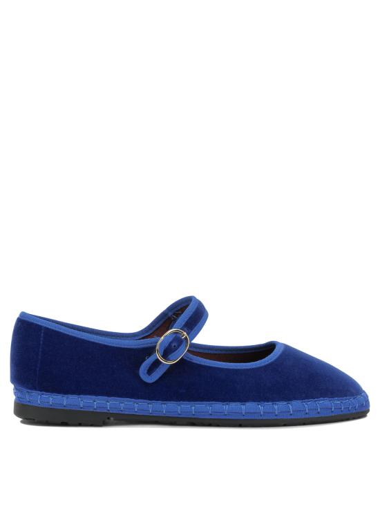 26FW 플라벨루스 플랫 슈즈 OEVELVETAZUL Blue