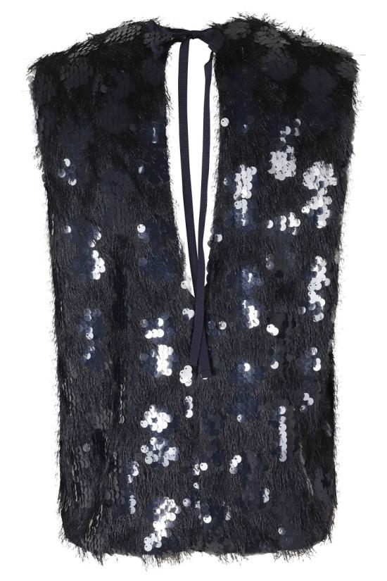 26FW 세미쿠튀르 탑 S6WQ03 099 Black - SEMI-COUTURE