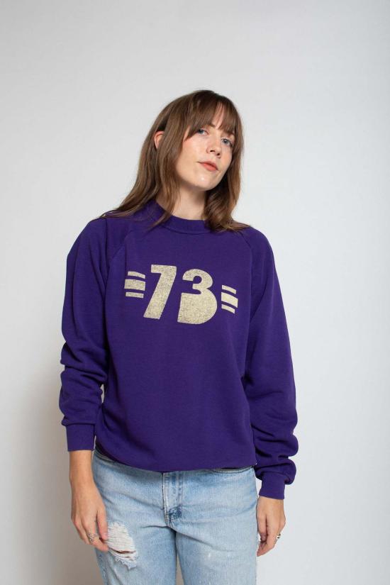  Preservation REWORKED 스웨터 보존을 위한 리워크된 "73" 빈티지 스웨트셔츠 - OTHER BRANDS