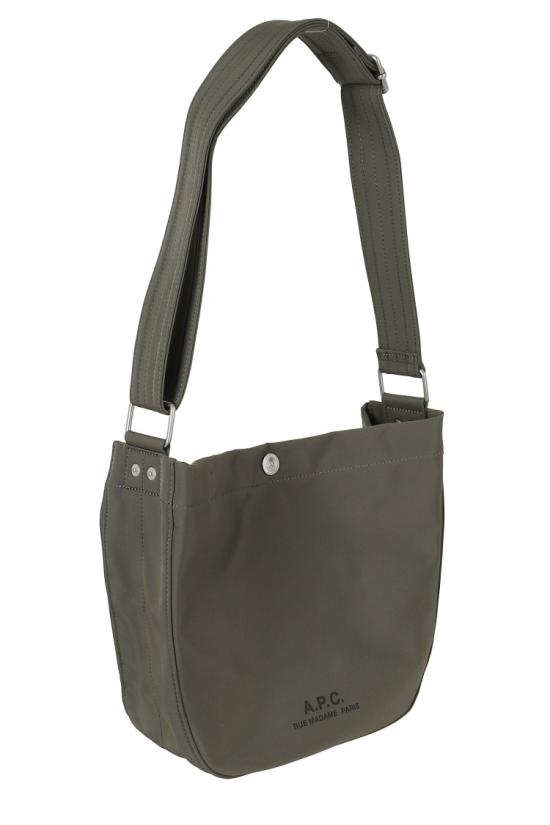 26FW 아페쎄 저널 로고 스몰 숄더백 PSAKR M67010 099 Green - A.P.C.