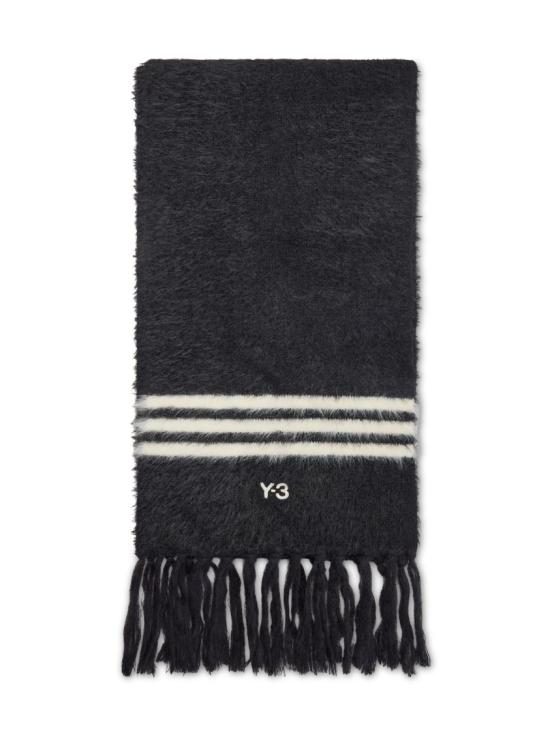 26FW 와이쓰리 머플러/스카프 KS8164BLACK CREWHT