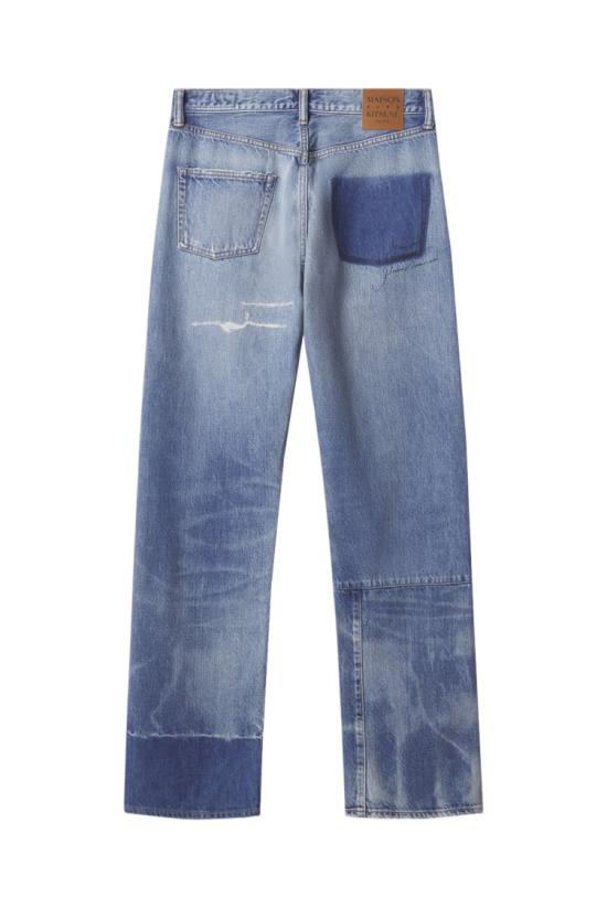 26FW 메종키츠네 데님 990010P410 Blue - MAISON KITSUNE