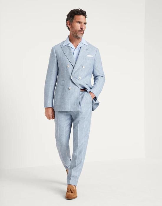  브루넬로 쿠치넬리 자켓 i152112 BLUE - BRUNELLO CUCINELLI