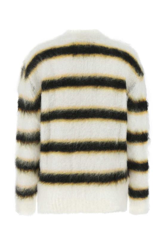  마르니/ 여성 모헤어 라운드넥 스트라이프 스웨터 GCMD0372Q0UFU116 RGW01 BPG - MARNI