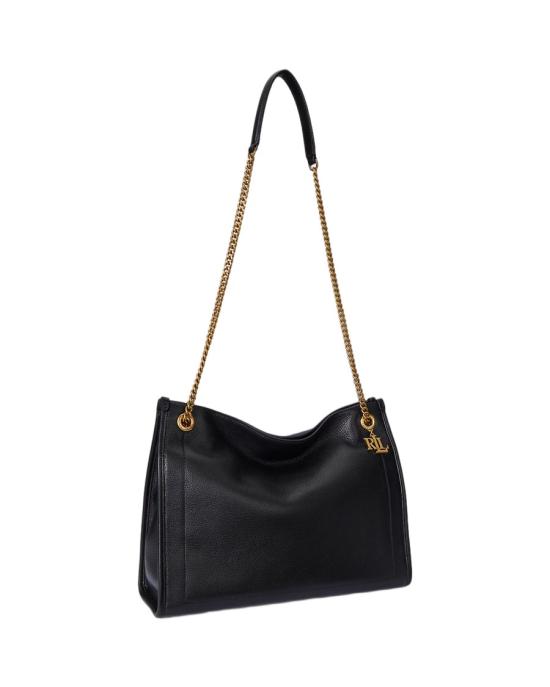 26FW 랄프 로렌 라지 쇼퍼백 431969352002 Black - RALPH LAUREN