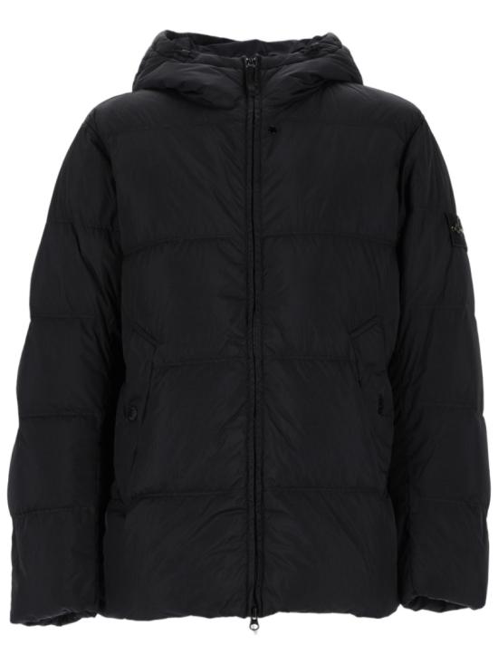  스톤 아일랜드 크링클 렙스 NY 패딩 재킷 L2S154100037 S0A23V0029 Black