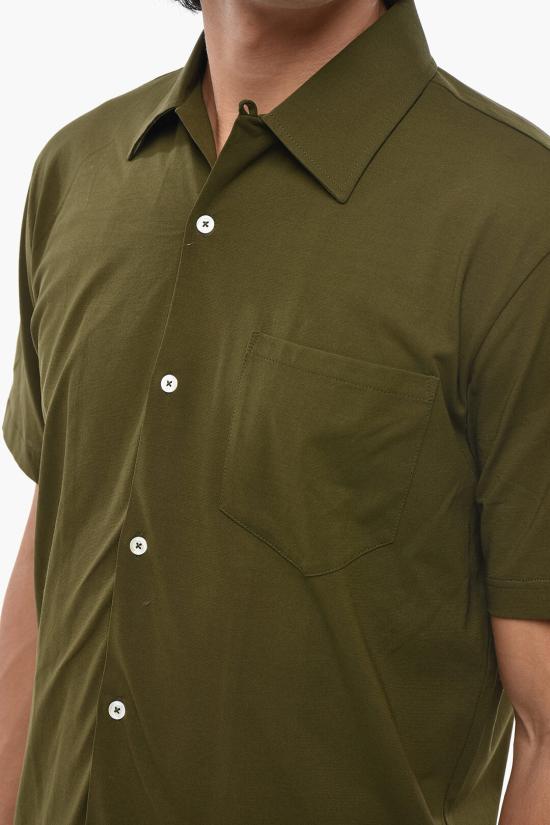  에르노 긴팔 셔츠 JPL00136U 52005 7745 Green - HERNO