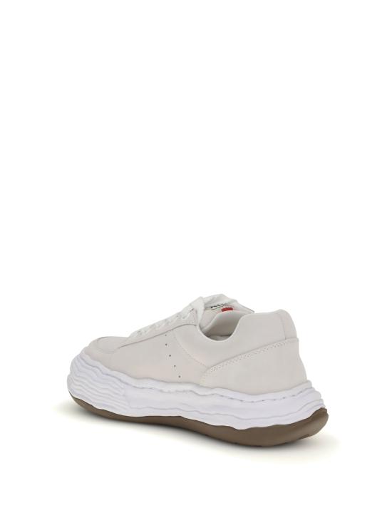 26SS 메종 미하라 야스히로 올리버 OG 솔 스웨이드 로우탑 스니커즈 A15FW702WHITE - MAISON MIHARA YASUHIRO