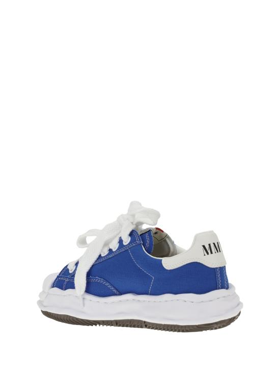 26SS 메종 미하라 야스히로 블레이키 OG 솔 캔버스 로우탑 스니커즈 A08FW735CLBLUE CL BLUE - MAISON MIHARA YASUHIRO