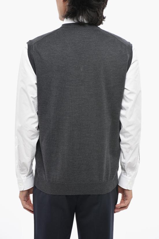  꼬르넬리아니 스웨터 88M504 1825100 022 Gray - CORNELIANI