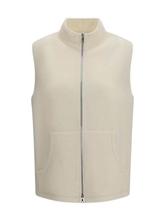 26SS 리에르 베스트 NFL18X02WHITEFLEEC WHITE FLEECE