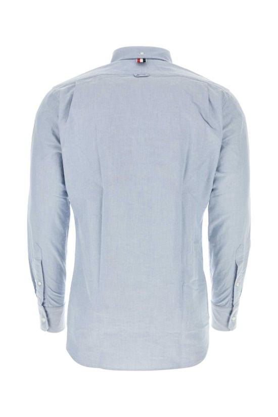 26FW 톰브라운 옥스포드 클래식 그로그랭 플래킷 셔츠 MWL010EF0313480 LIGHT BLUE - THOM BROWNE