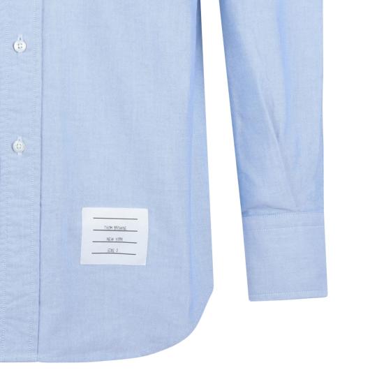 26FW 톰브라운 옥스포드 클래식 그로그랭 플래킷 셔츠 MWL010EF0313480 LIGHT BLUE - THOM BROWNE