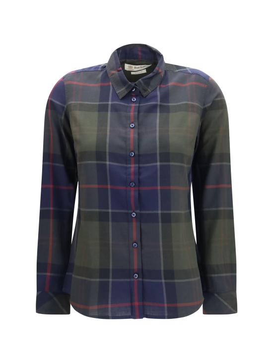 26FW 바버 셔츠 LSH1353TN43 TARTAN