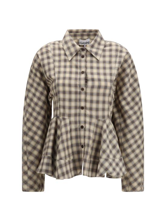 26FW 가니 셔츠 A1140033873 OYSTER GRAY