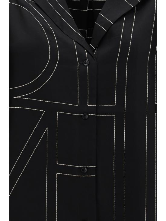 26FW 토템 셔츠 263WRT0881FB0704001 BLACK - TOTEME