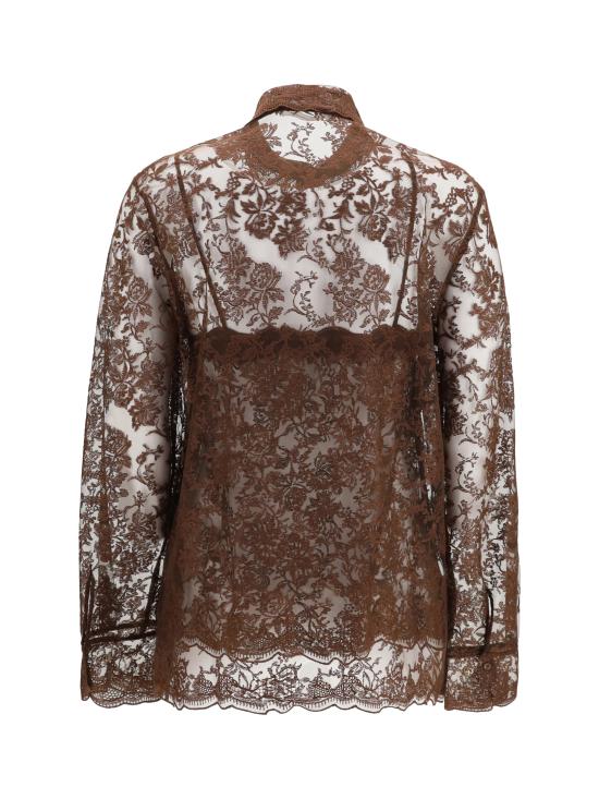26FW 에르마노 설비노 셔츠 D492K393CSAPEYF91012 FRENCH ROAST - ERMANNO SCERVINO