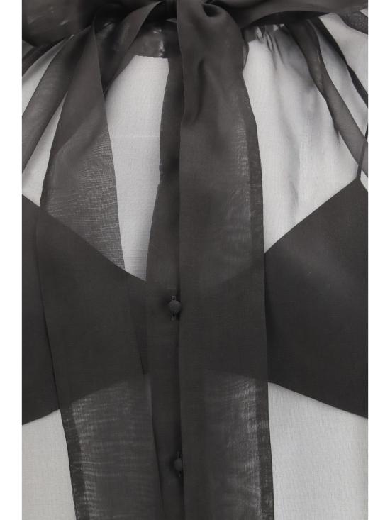 26FW 에르마노 설비노 셔츠 D492K760RGAPORG95708 BLACK - ERMANNO SCERVINO