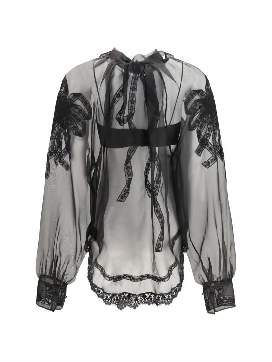 26FW 에르마노 설비노 셔츠 D492K760RGAPORG95708 BLACK - ERMANNO SCERVINO