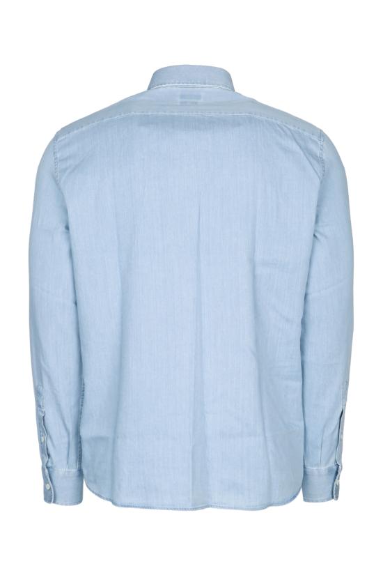 26FW 브루넬로 쿠치넬리 긴팔 셔츠 MR6830627C008 DENIM CHIARISSIMO - BRUNELLO CUCINELLI