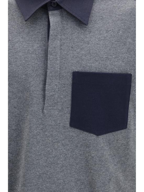 26FW 톰브라운 폴로 티셔츠 MJP250AJ0320035 MED GREY - THOM BROWNE